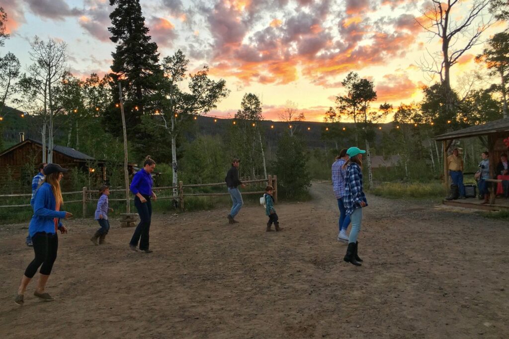 Dancing at Rawah Ranch