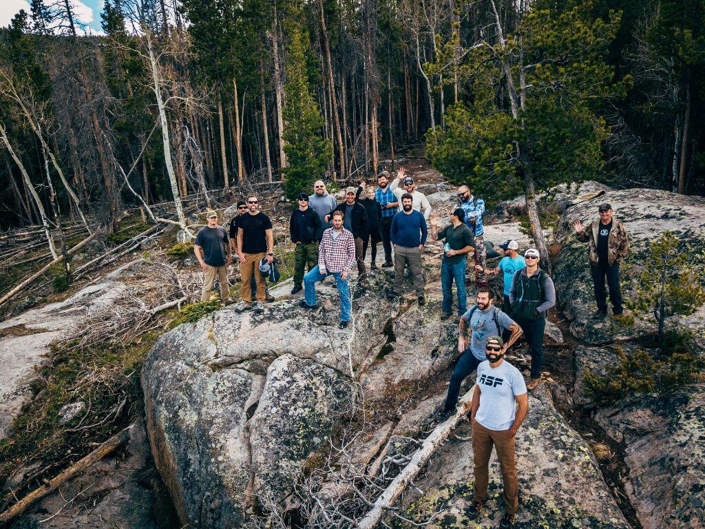 Photo of the Recon and Sniper Foundation during the Annual Rawah Retreat